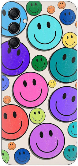 Colorful Faces Silicone Case Θήκη Samsung Galaxy M35 5g