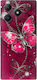 Butterfly Fuchsia Silicone Case Θήκη Realme C63 4g