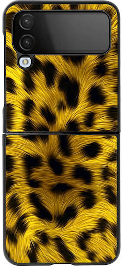Premium Protective Hard Case Animal Print Leopard Θήκη Samsung Galaxy Z Flip 4 Black