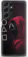 Squid Game Silicone Case Samsung Galaxy S21 Ultra Black-red