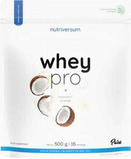 Nutriversum Whey Pro Pure Протеин Суроватъчен с Вкус Coconut 500гр