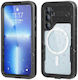 Shellbox 360 Full Cover Πλαστικό / Σιλικόνης Αδιάβροχο Μαύρο (Galaxy S25)