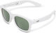 iTooTi Unbreakable Square Baby Kids Sunglasses with Polarized Lenses White for 6-24 Months