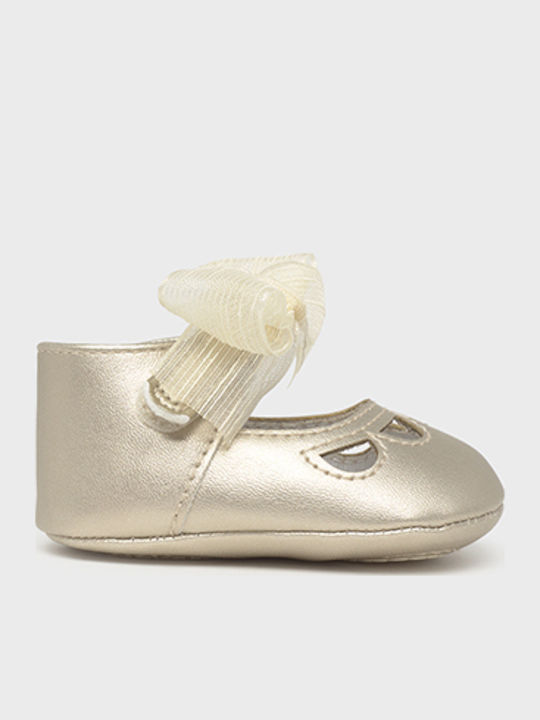 Mayoral Baby Ballerinas Gold