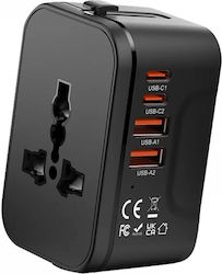 RRtravel HHT205 Αντάπτορας Πρίζας σε Universal
