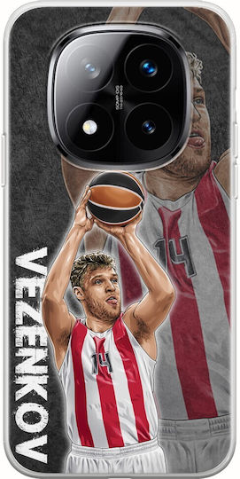 Euroleague Stars Sasha Vezenkov Xiaomi Redmi Note 14 Pro+ 5g Flexible TPU Transparent Silicone