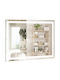 Costway Bathroom Mirror Led Touch 60x40cm Silver