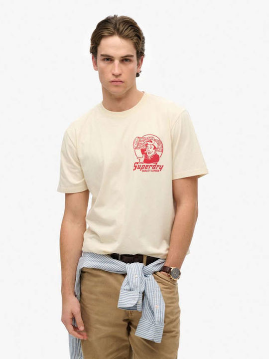 Superdry D2 Ovin Тениска Бял