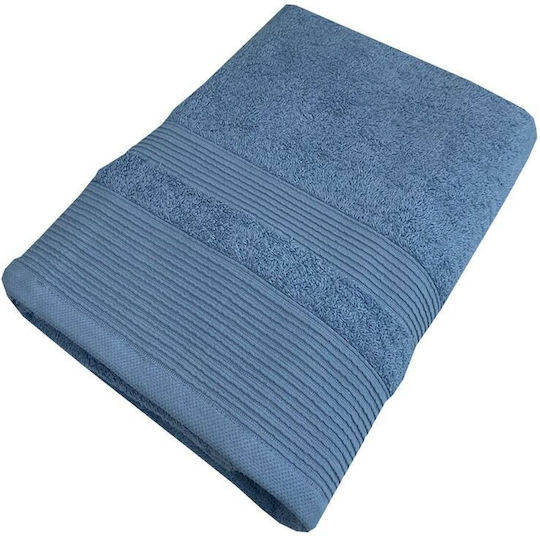Koulis Carpets Ξενοδοχειακή Πετσέτα Μπάνιου 150x80 εκ. Μπλε Βάρους 550gsm