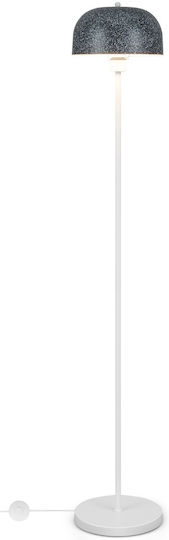 Costway Floor Lamp H146xW26cm. with Socket for Bulb E27 Gray