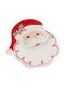 Iliadis Christmas Tableware Ornaments Ceramic Platter Santa Claus 36x32x3.5cm
