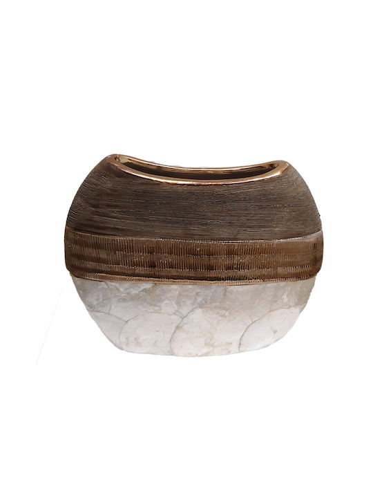 Karvounis Decorative Vase Gold 19.5x7.5x25cm