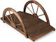 Costway Decorative Bridge Garden Wooden 101.5cmx48.5cmx38cm NP10804BN