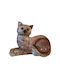 Karvounis Decorative Cat Polyresin 14x12x6cm 1pcs