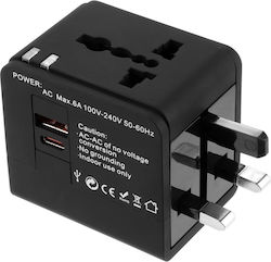 RRtravel HHT148 Αντάπτορας Πρίζας από Universal σε Universal
