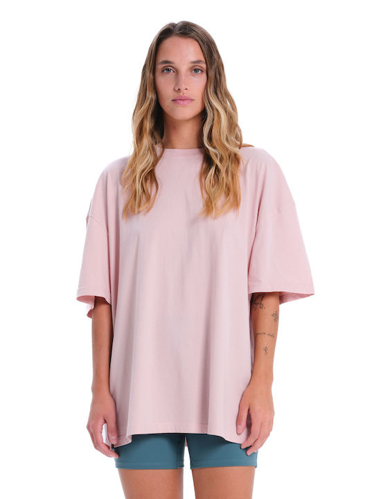 Γυναικείο Oversized T-shirt Ροζ