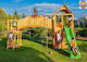 Fungoo Fungoo Holzturm Spielplatzspielzeug mit Kletterfläche Mehrfarbig