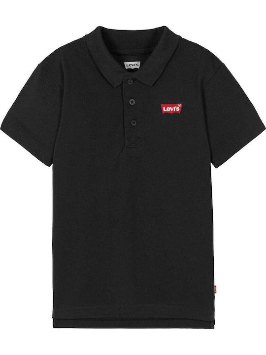Polo pentru copii Cu mânecă scurtă Negru