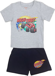 Blaze Kinder Schlafanzug Sommerlich Grey