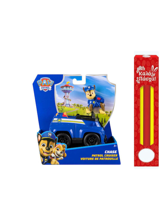 Lumânări de Paște cu Jucării Paw Patrol Vehiculul lui Chase pentru 3+ Ani Spin Master