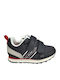 Casual Kids Sneakers with Scratch Blue