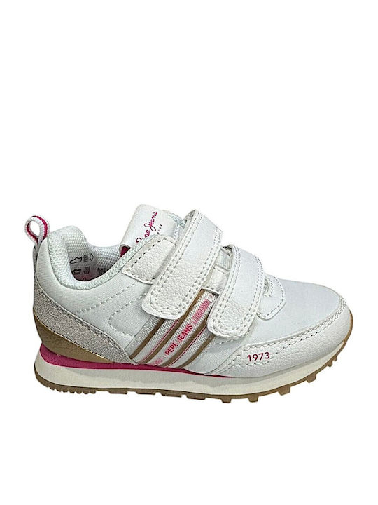 Casual Παιδικά Sneakers με Σκρατς Λευκά