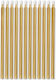 Gold Birthday Candle Pack 12