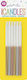 Metallic Dipped Birthday Candles Pack 12