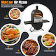 Costway Pizzaofen Holz Black
