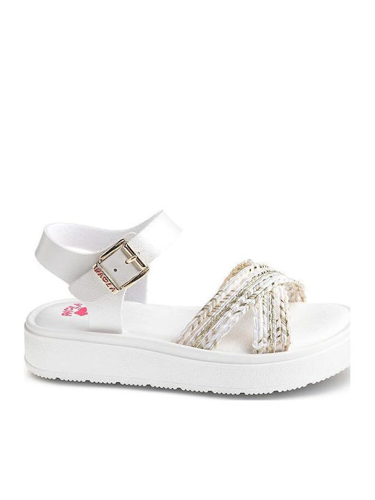 Pablosky Kinder Sandalen Weiß