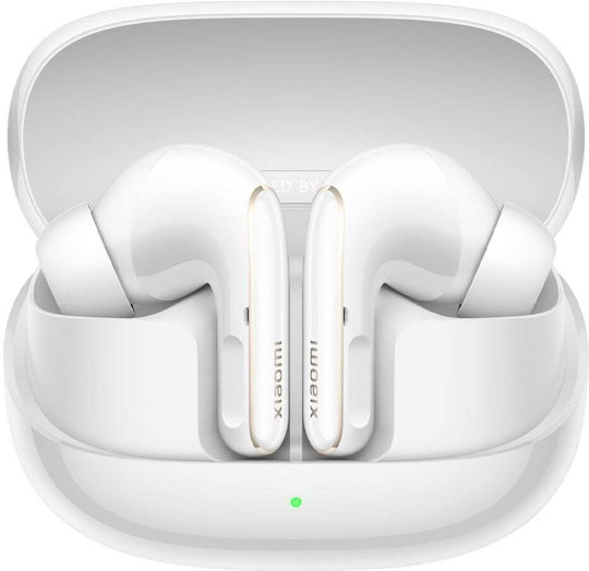 Xiaomi Buds 5 Pro Bluetooth Handsfree Earphones with Sweat Resistance and Charging Case Ceramic White