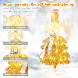 Costway Beleuchteter Stoff Cherub Gold Costway Beleuchteter Stoff Cherub Gold