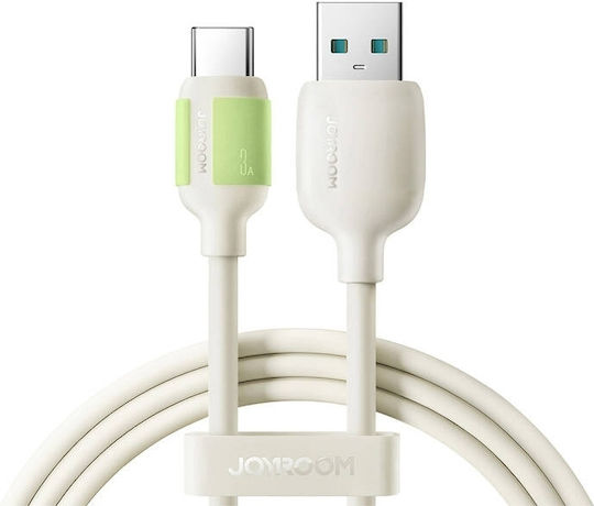 Joyroom S-A53 USB 2.0 Cable USB-C male - USB-A 30W Ασημί 1.2m