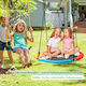 Costway Metal Hanging Swing Nest 160x160x160cm