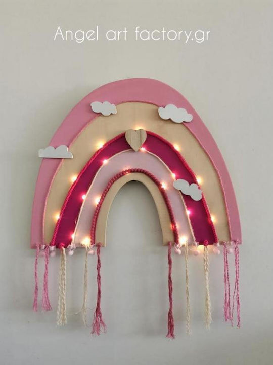 Children's Wooden Wall Light "Rainbow"