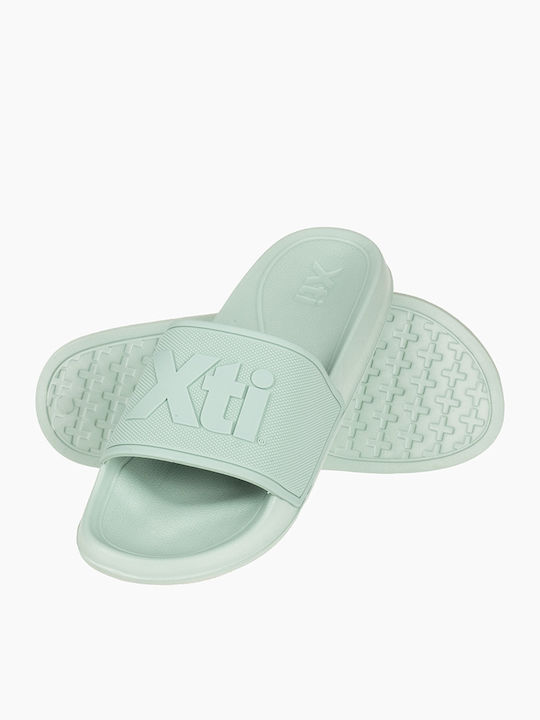 Xti Frauen Flip Flops in Grün Farbe