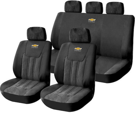 Takeposition Set Autositzbezüge Polyester Schwarz