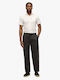 Drawstring' Trousers in Loose Fit Black