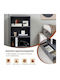 Classic Bookcase 60x38x120cm JV10665 Grey