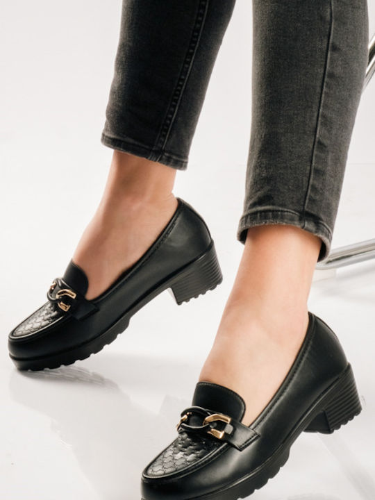 Γυναικεία Loafers σε Μαύρο Χρώμα