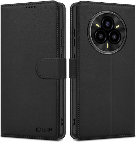 Tech-Protect MATTE Brieftasche Synthetisches Leder Schwarz (Realme 14 Pro+)