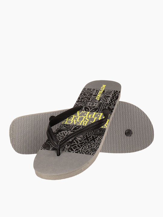 Mitsuko Ανδρικά Flip Flops Γκρι