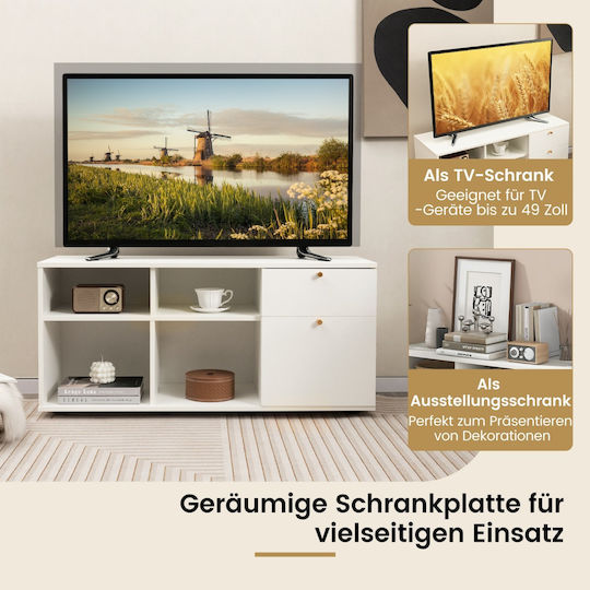 TV Stand White 108x39x50cm