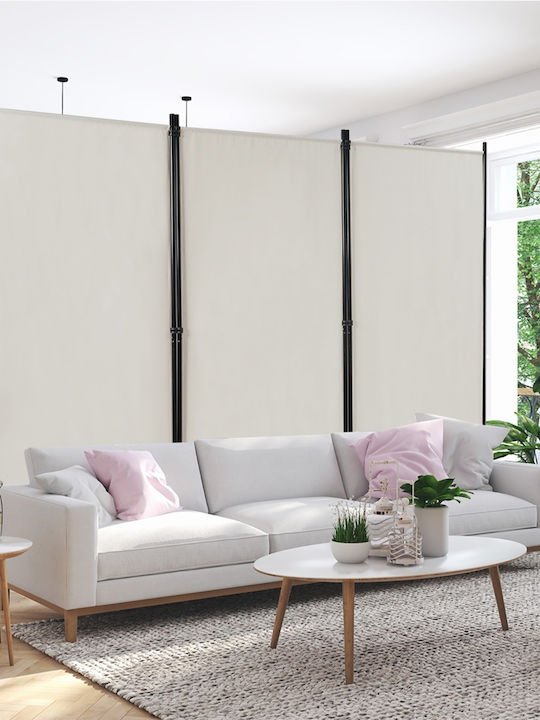 Costway Διακοσμητικό Παραβάν από Καμβά 260x183cm