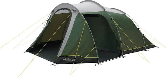 Outwell Earth 5 Plus Σκηνή Camping Τούνελ Πράσινη 4 Εποχών για 5 Άτομα 340x435x180εκ.