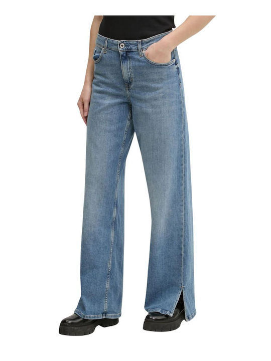 Talie joasă Blugi de damă cu croială relaxată Jean Blue A1W100351BM