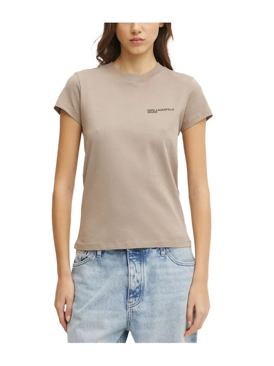Karl Lagerfeld Women's T-shirt Biege