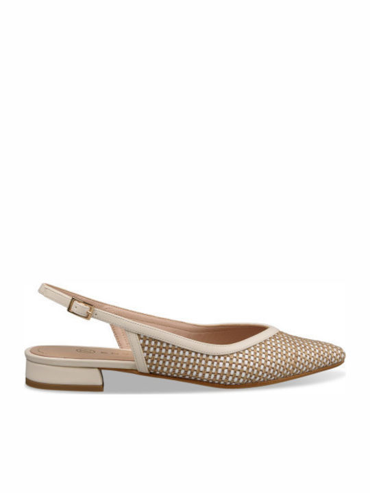 Γυναικείες Μπαλαρίνες Slingback Μπεζ