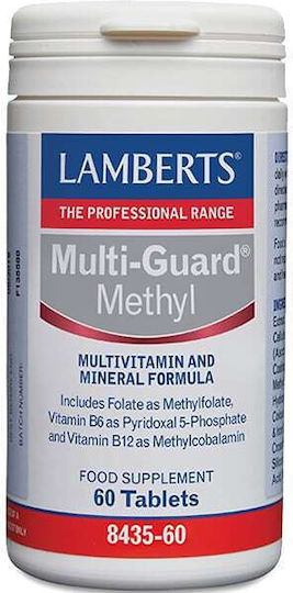 Lamberts Multi Guard Methyl Multivitamin for Energy, Immune System Boost & Antioxidant Action 60 Tablets