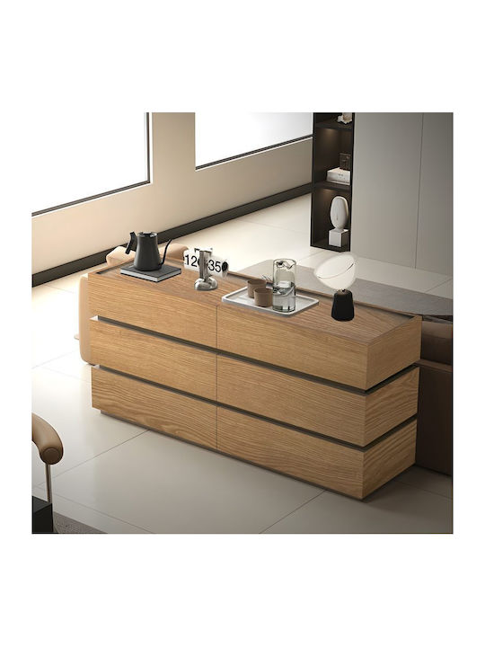 Συρταριέρα Креватокамарас Дървена Sonlen Oak 120x40x72бр